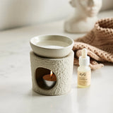 Ayu aroma brænder i keramik råhvid