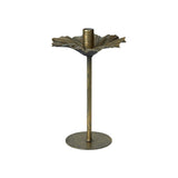 Lysestage i antique gold - 2 forskellige størrelser