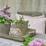 Bakke i zink med riller - i 3 forskellige størrelser