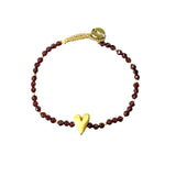 Armbånd Lulu Rosie Granat