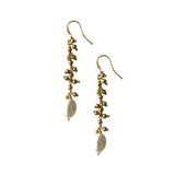 Øreringe Gold Drop Perle