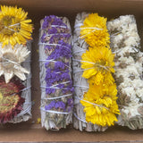 Hvid Salvie & Blomster