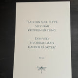 Postkort A5 - Citat Rumi 6