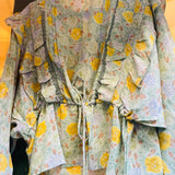 Mary Shirt (2) Blå/gul