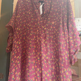 Jaipur Kaftan (1) Vinrød