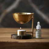 AYU Aromabrænder i Messing & Marmor