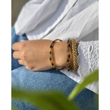 Nepalarmbånd messing fra Maison Kizo