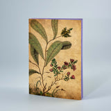 Notesbog Botanical lilla fra Slow Design i Canvas
