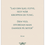 "Lad din sjæl flyve..."Postkort A5